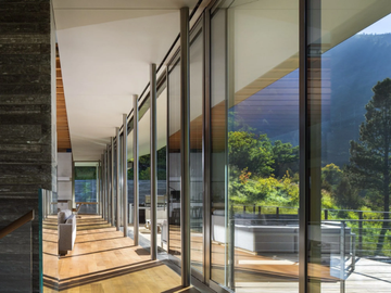 M55 - Lift and slide metal thermal break window by Capoferri Serramenti - view 2